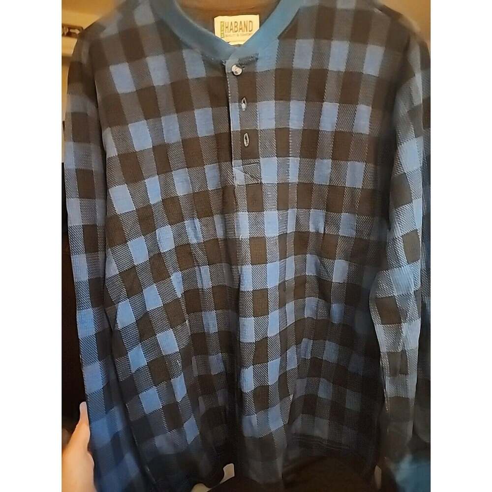 Vintage Haband Men’s Waffle Thermal Long Sleeve Shirt Size M NWT CR2 Excellent